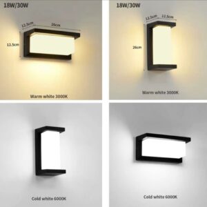 Applique Murale LED Moderne Extérieure & Intérieure