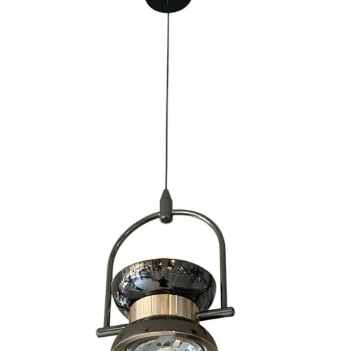Suspension Métallique avec Spot Orientable – Design Industriel & Élégant