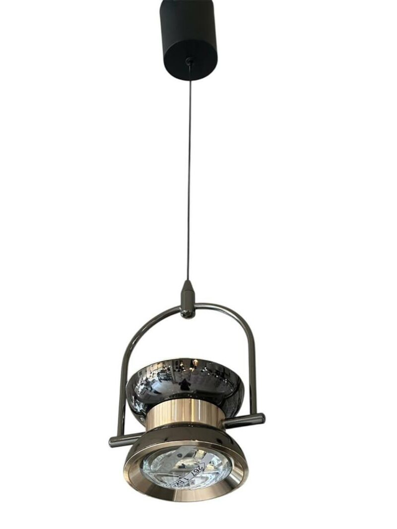 Suspension Métallique avec Spot Orientable – Design Industriel & Élégant
