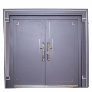 Blindée avec Panneau Latéral – Motif 3D Gris Anthracite