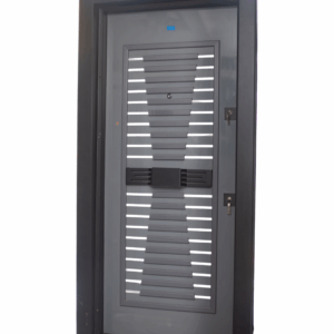 Blindée avec Panneau Latéral – Motif 3D Gris Anthracite