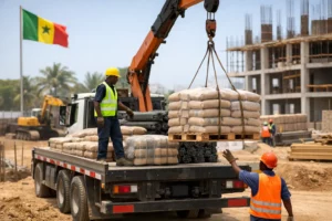 Approvisionnement chantier rapide au Sénégal
