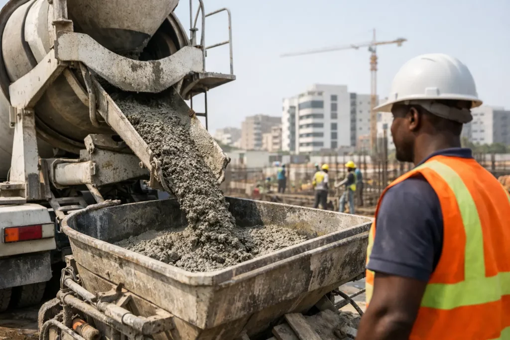 Commander béton prêt à l'emploi à Dakar