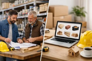 Achat local ou en ligne pour construire ?